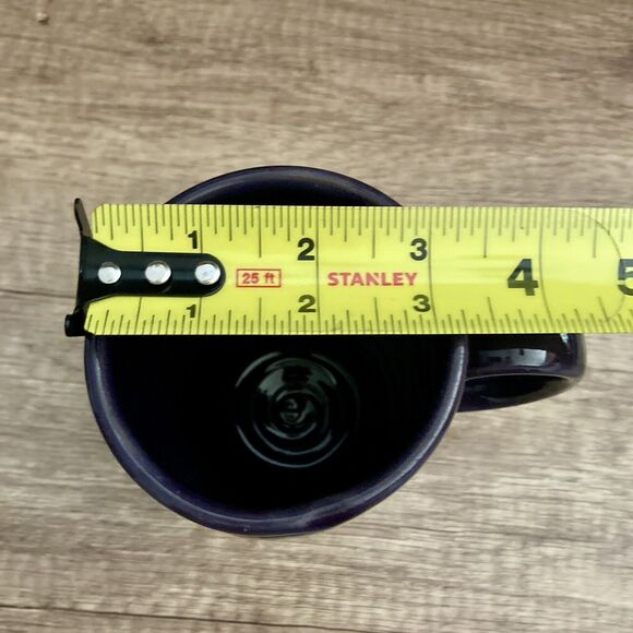 Deneen Pottery Mug Pixar Animation 2015 Abby Style Dark Purple Eggplant - Picture 10 of 10